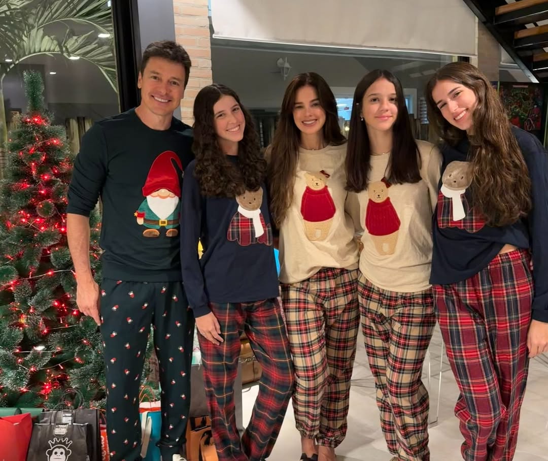 De pijamas despojados a looks grifados: o estilo dos famosos na comemoração de Natal