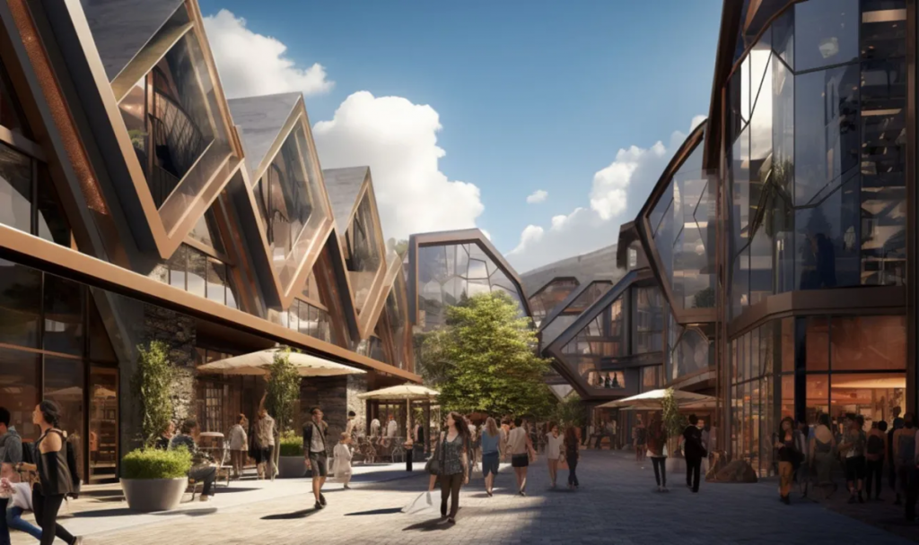 Projeto Do Centro Comercial Do Sirena Gramado