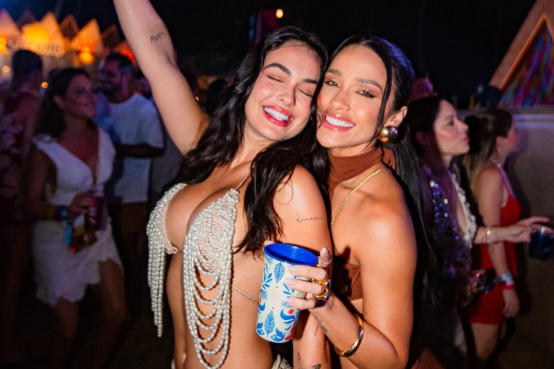 Vibe de verão - Shows, pista cheia e clima de virada marcam os primeiros dias de festa do Réveillon Amoré