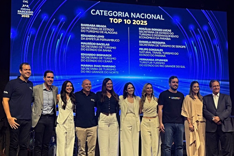 Ceará fortalece posição estratégica no turismo nacional com premiação da CVC