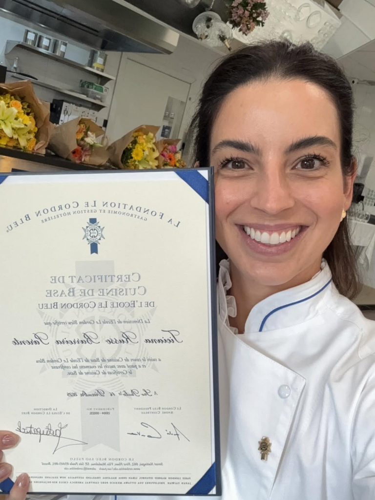 Ticiana Barreira Conclui Curso Na Le Cordon Bleu São Paulo