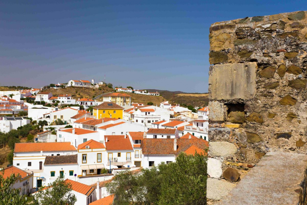 Vista De Mértola A Partir Do Castelo Crédito Turismo Do Alentejo