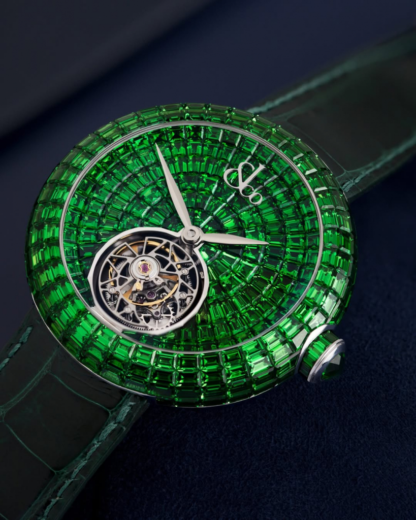 Where Precision Meets Poetry.a Flying Tourbillon At The Center Of A Glowing Green Universe — The (1)