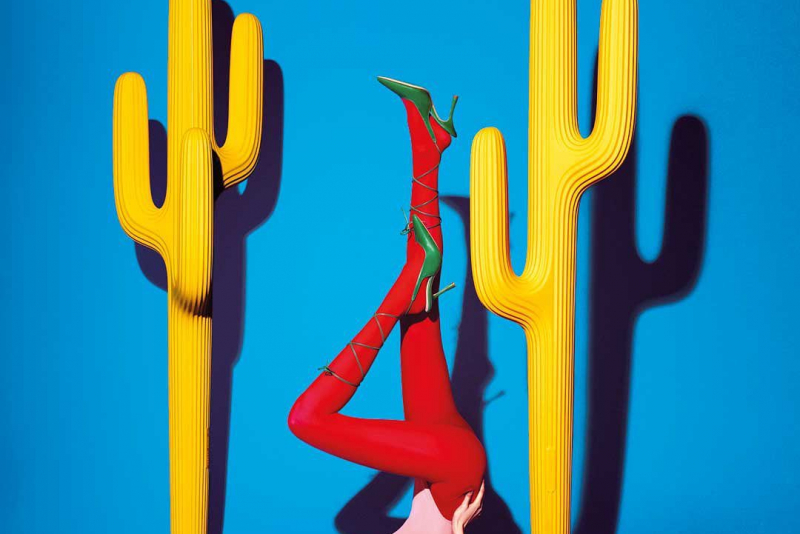 Cabideiro em forma de Cacto Saguaro  , criação do designer Stefano Giovannoni