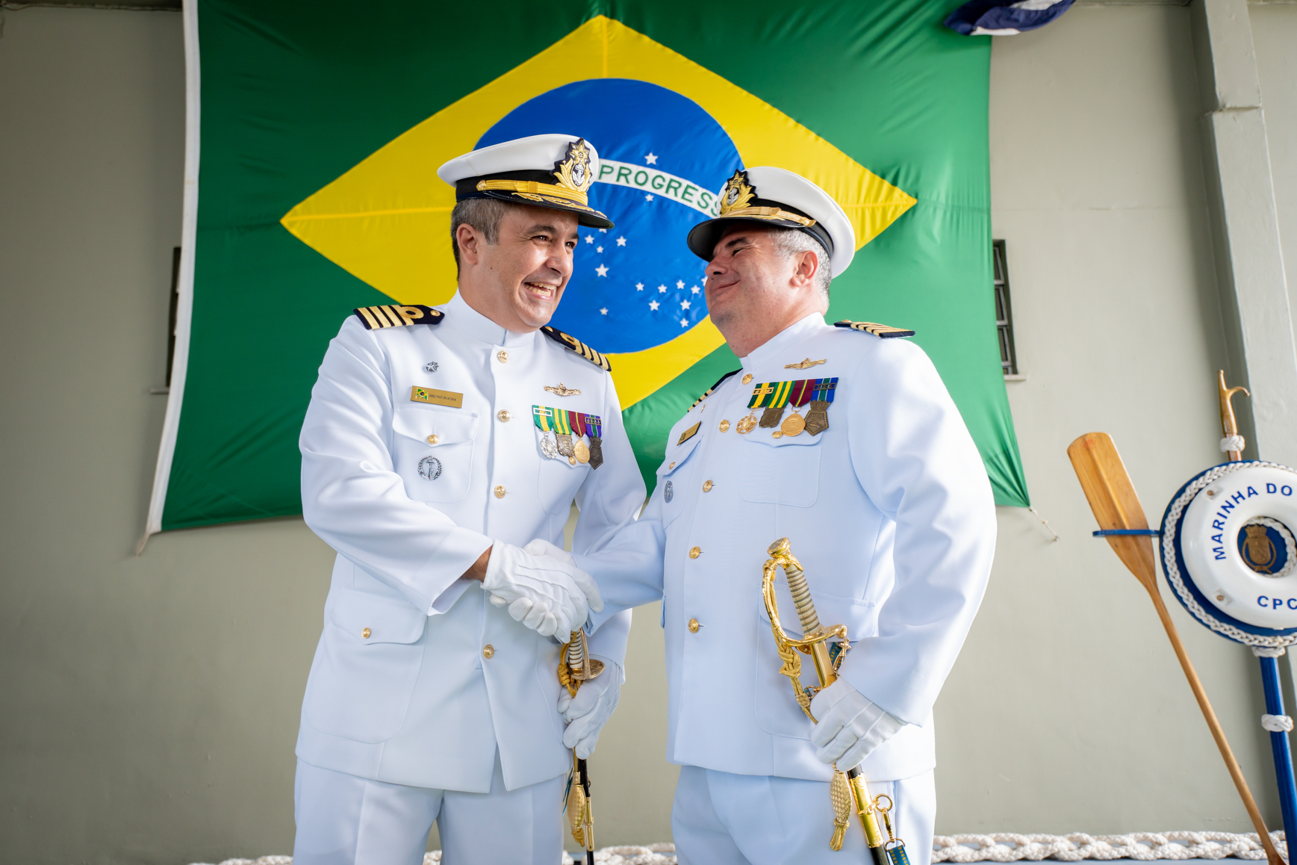Transmissão de comando oficializa capitão Bruno Rocha à frente da Capitania dos Portos do Ceará