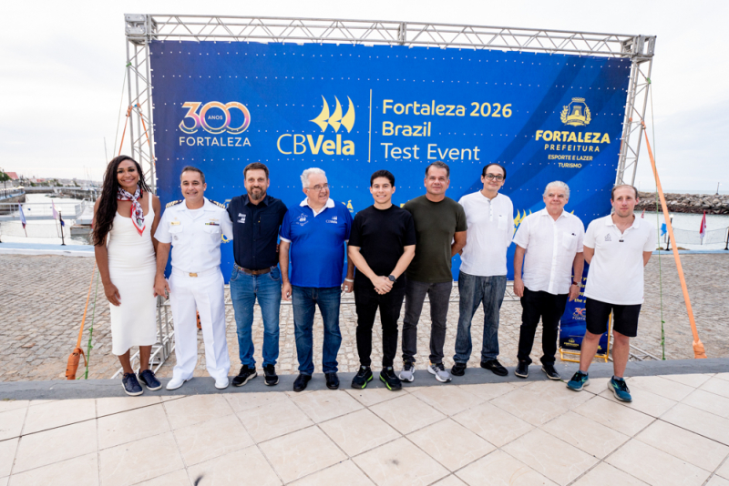 Fortaleza ajusta as velas e abre Evento Teste da World Sailing 2027 no Marina Park