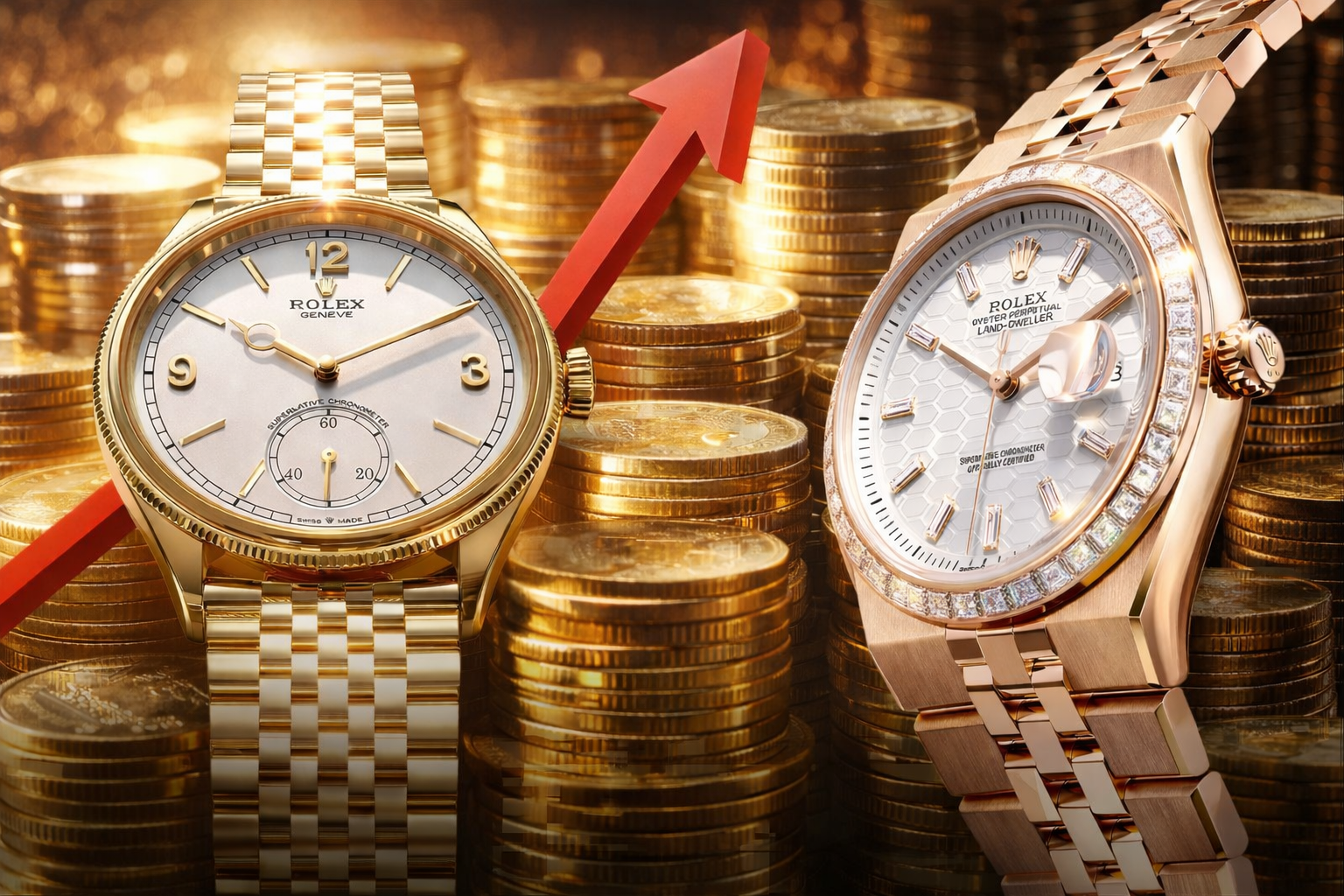 Rolex ajusta preços em até 8% após disparada do ouro e reforça liderança no luxo global