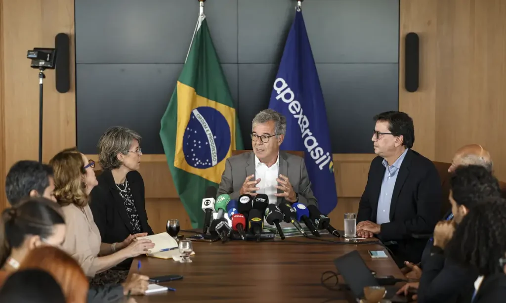 Coletiva Apex Apex E Congresso Articulam Viagem Na Europa Por Acordo Mercosul Ue Foto Agência Brasil