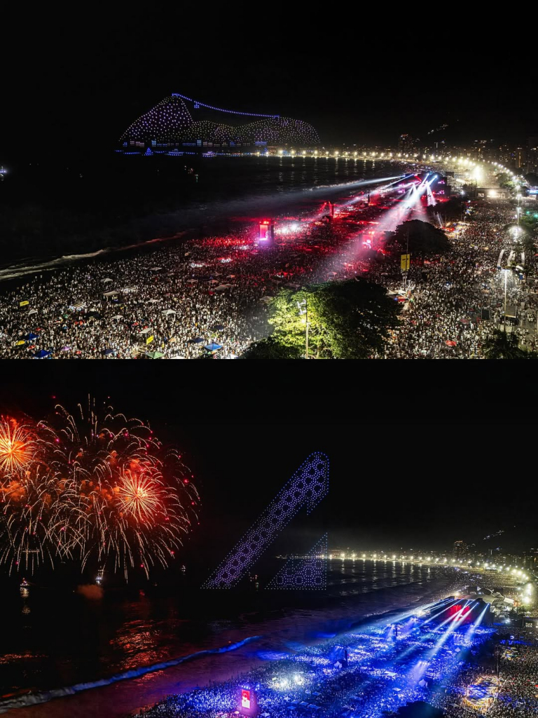 Espetáculo De Drones Durante Show De Alok No Rio (2)