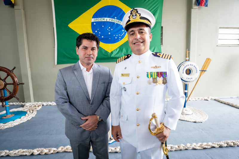 Próximo Biênio - Transmissão de comando oficializa capitão Bruno Rocha à frente da Capitania dos Portos do Ceará