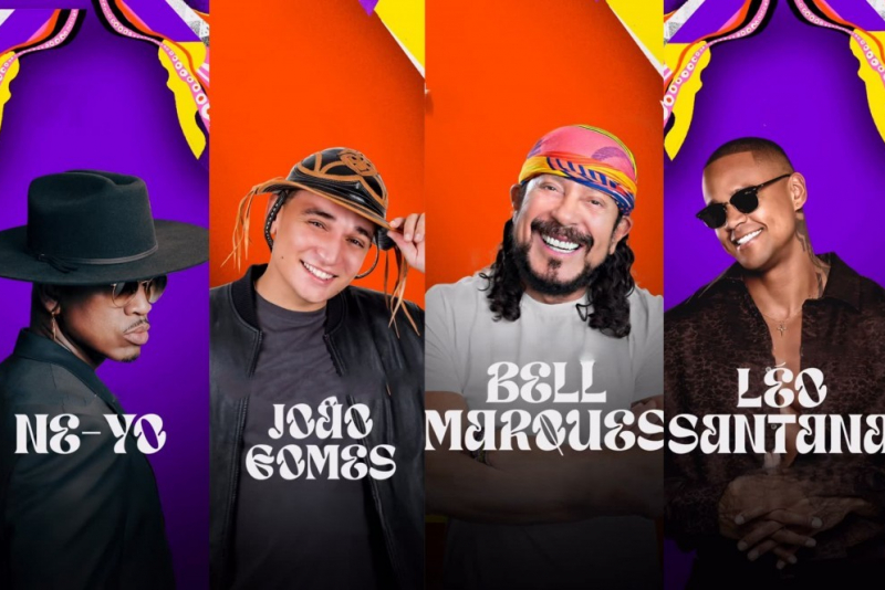 Ne-Yo, Bell Marques e Léo Santana comandam o Camarote Salvador no Carnaval 2026
