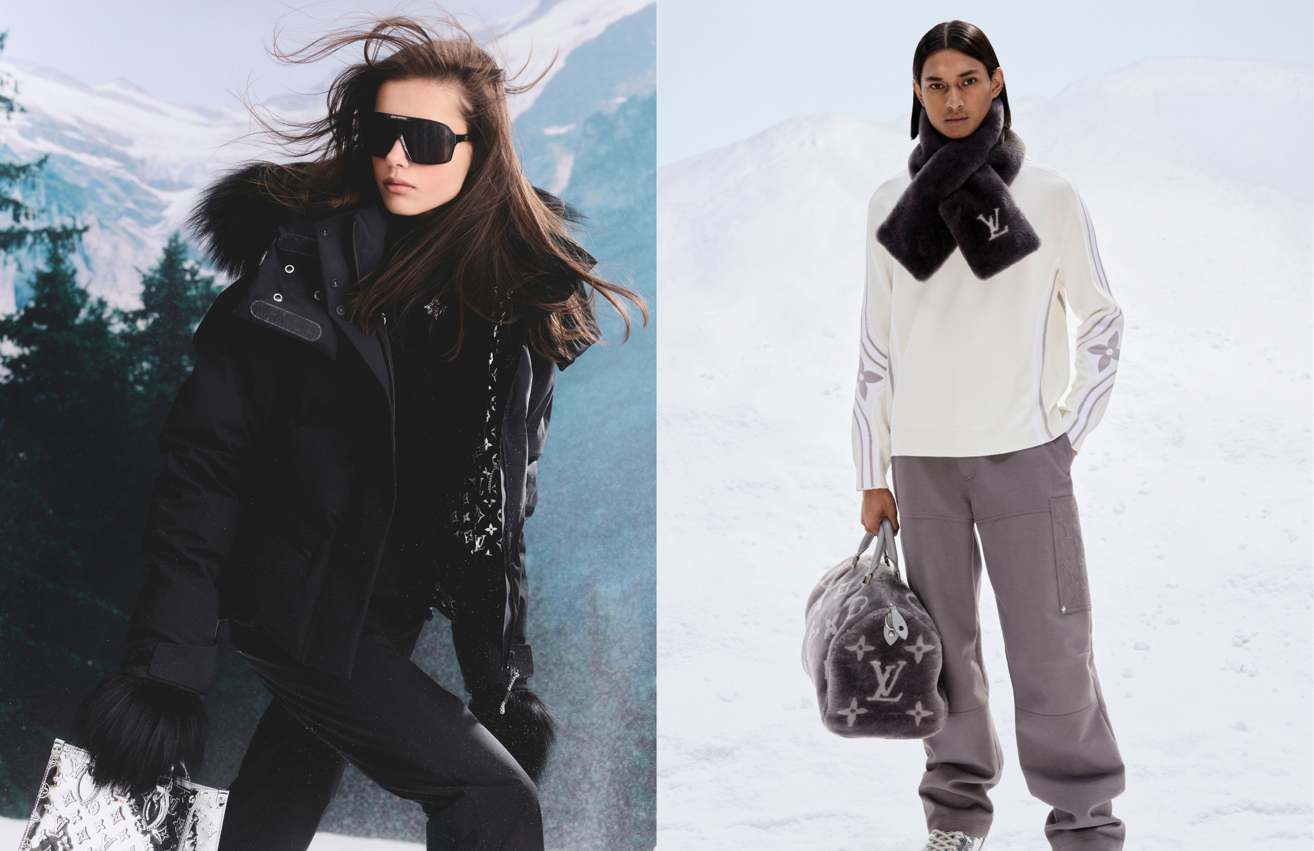 Louis Vuitton apresenta coleção ‘LV SKI 2026’ com peças de luxo e alta performance para o inverno