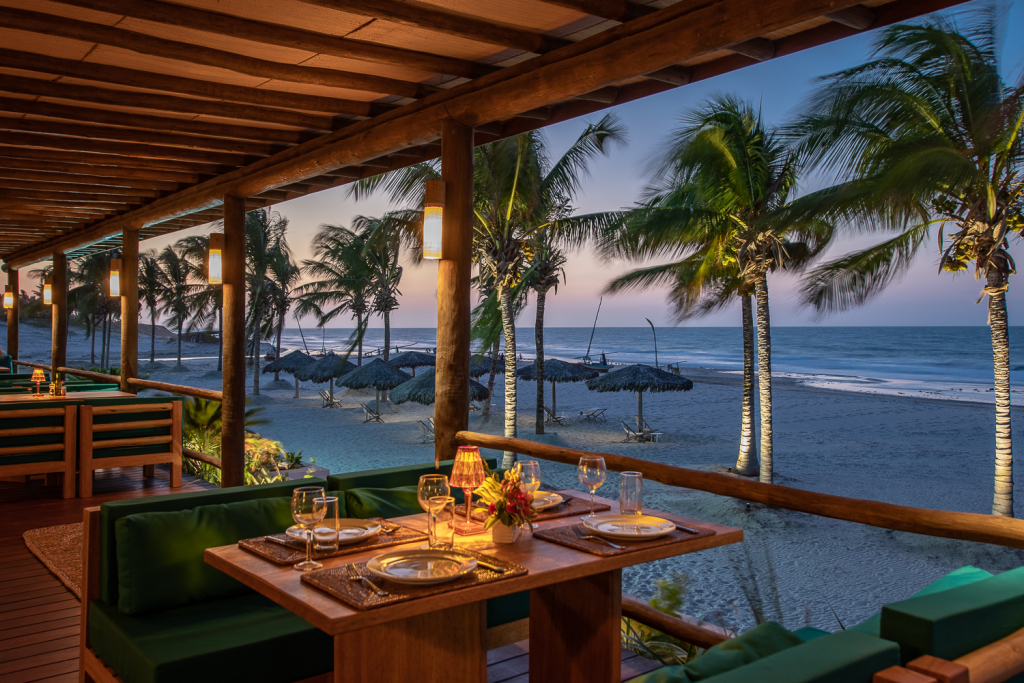 Restaurante Com Vista Para O Mar