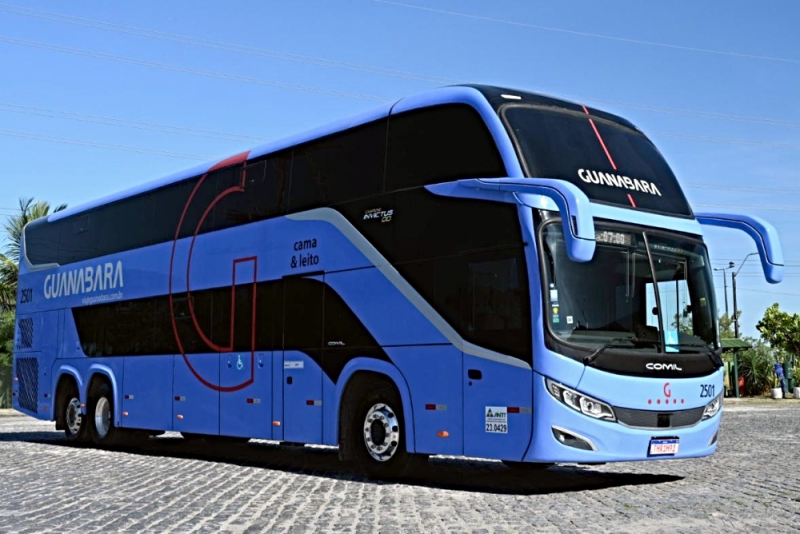 Guanabara reforça Serviço Cama em rotas estratégicas no período da alta estação