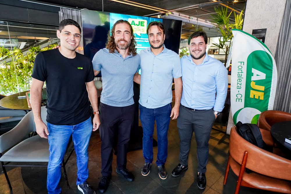 AJE Fortaleza reúne jovens empresários para talk estratégico com Deco Montenegro