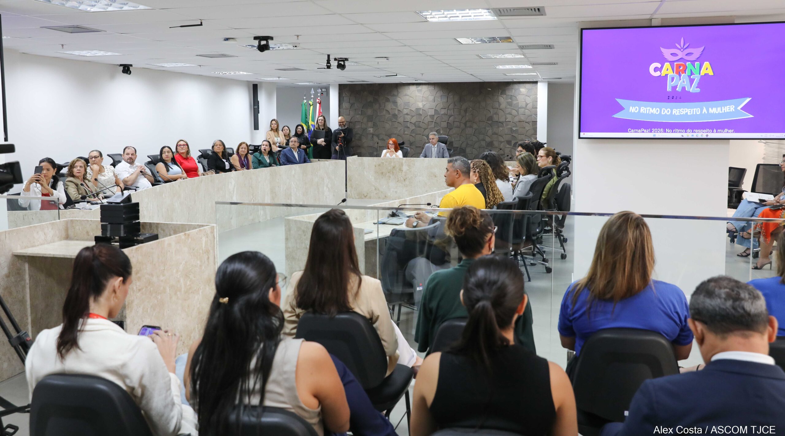 Campanha CarnaPaz 2026 reúne Justiça cearense e parceiros em defesa da mulher