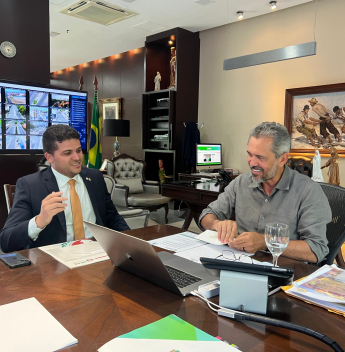 PGJ Herbet Santos visita governador e amplia articulação contra a criminalidade