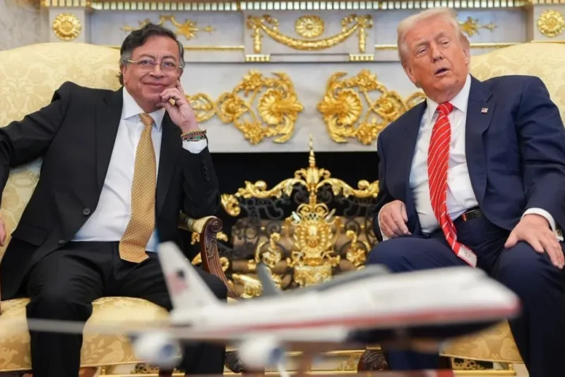 Trump recebe Petro na Casa Branca em reunião marcada por tensões