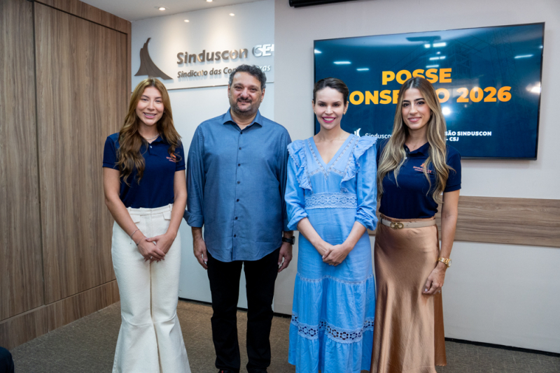 Sinduscon Jovem inicia nova gestão sob liderança de Manoella Linhares