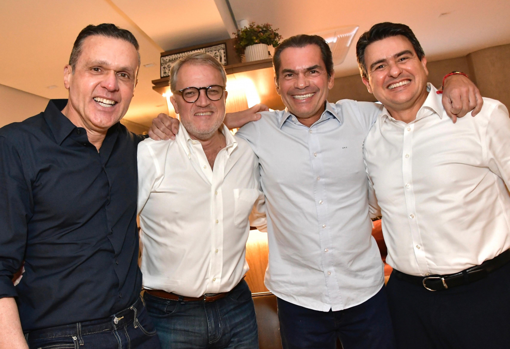 Eduardo Diogo, Marco Castro, Cândido Pinheiro Jr. E Luiz Sérgio Vieira