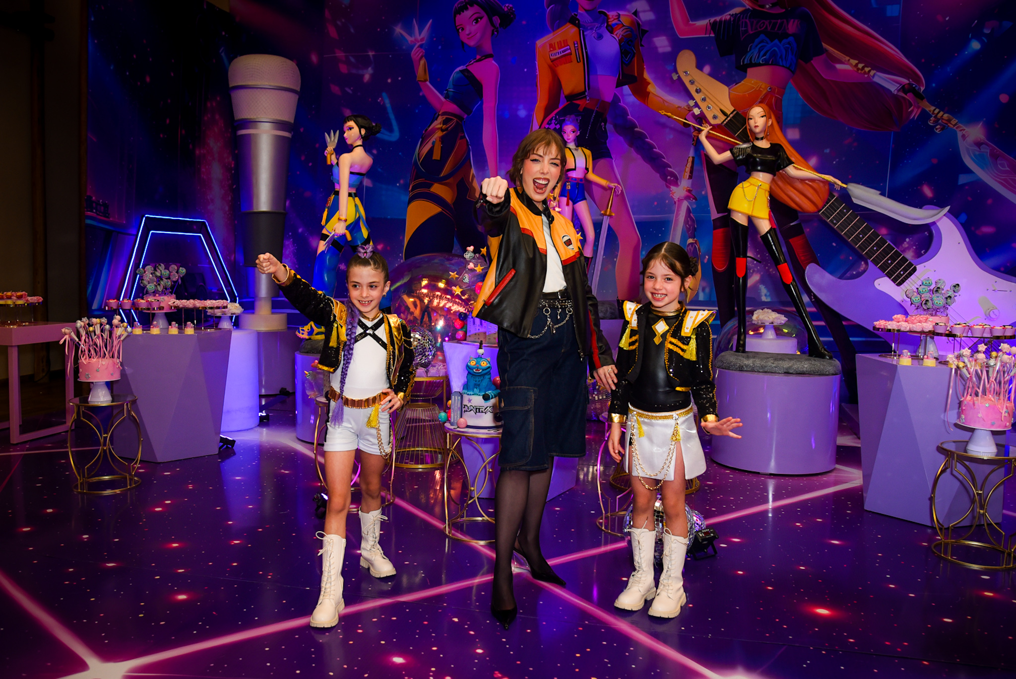Chiara e Sienna, filhas de Fabi Justus, comemoram 7 anos com festa inspirada no universo K-pop