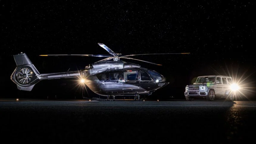 Helicóptero de luxo de US$ 15 milhões une Airbus e Mercedes-Benz para experiências exclusivas no ar