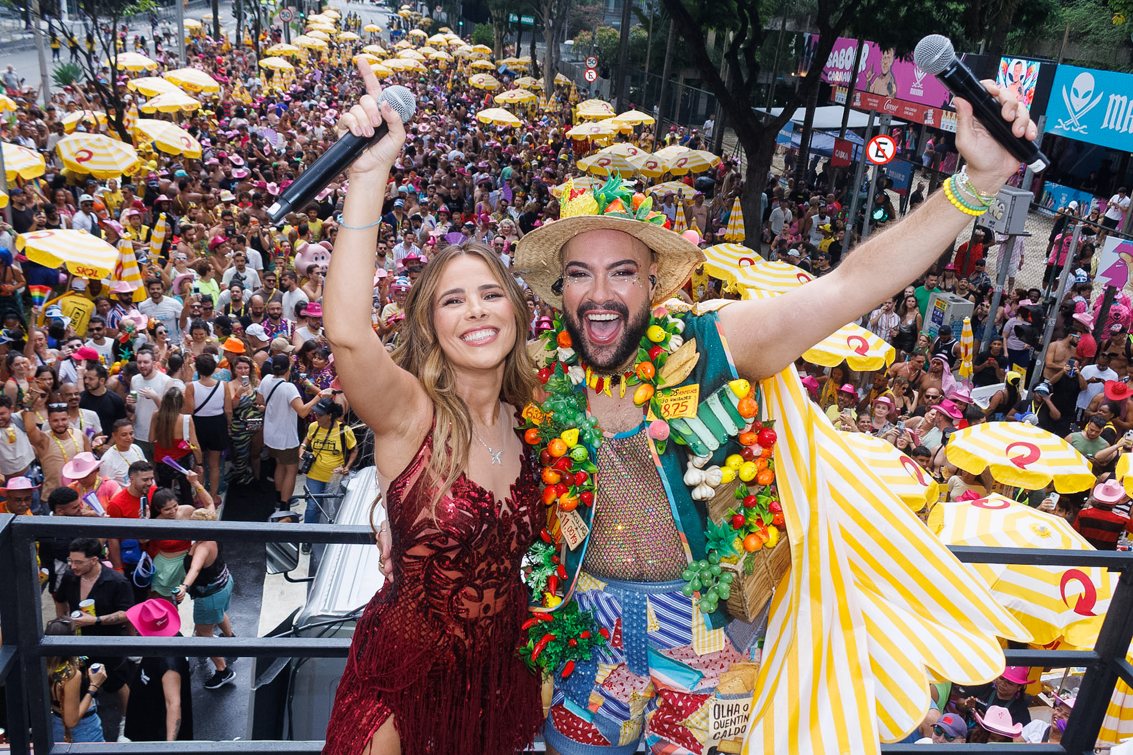 Tiago Abravanel reúne foliões e anima o pré-carnaval de São Paulo