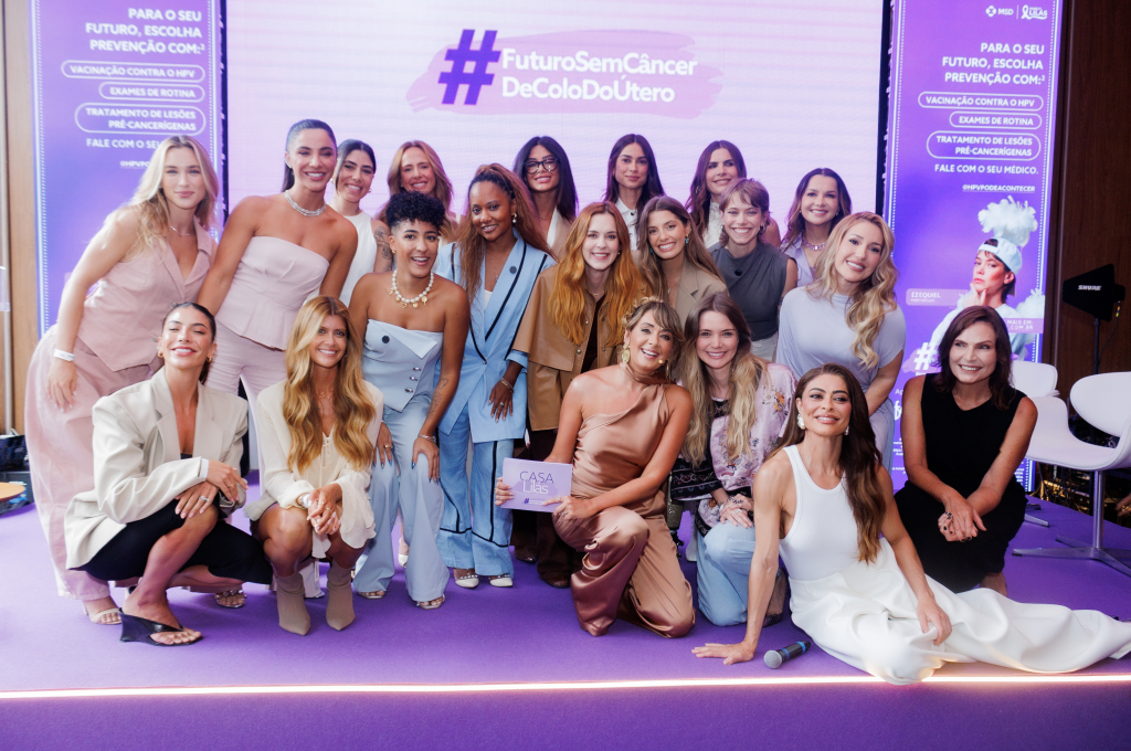 Juliana Paes e convidadas na Casa Lilás, em São Paulo. Fotos: Clayton Felizardo / Brazil News