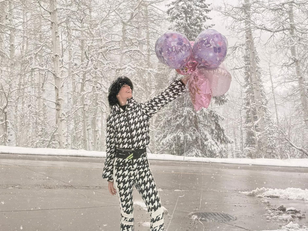 Isis Valverde celebra 39 anos em Aspen ao lado da família. Crédito Divulgação