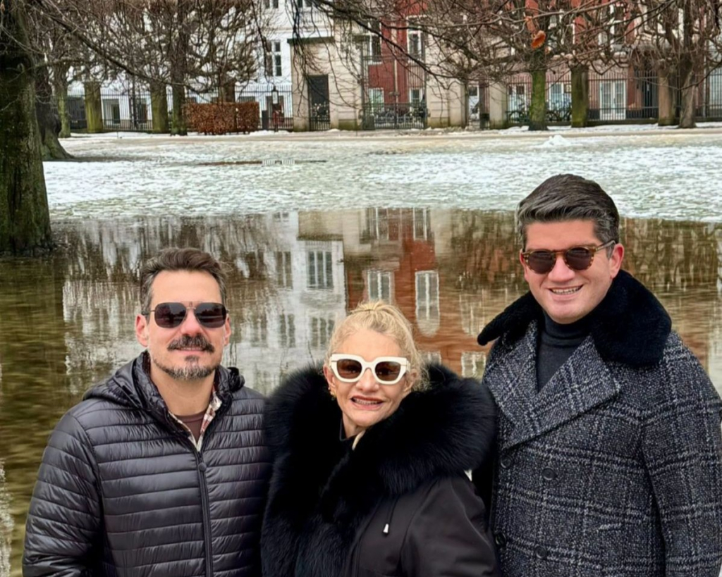 Copenhagen recebe trio brasileiro em clima de elegância e sintonia. Fotos: Reprodução