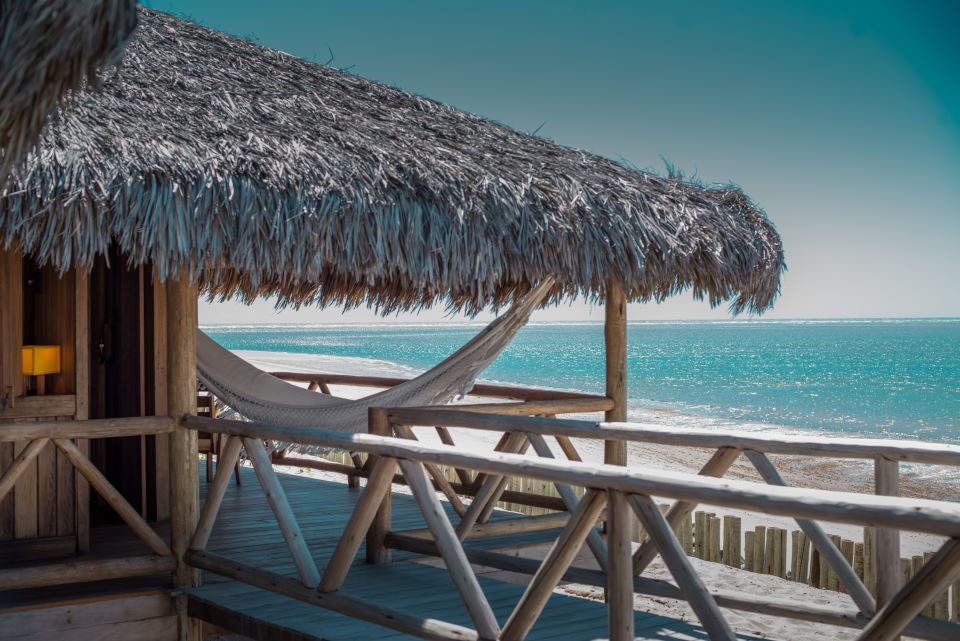 Jaguaribe Lodge&kite Um Dos Lodges Com Vista Para O Encontro Do Rio Com O Mar