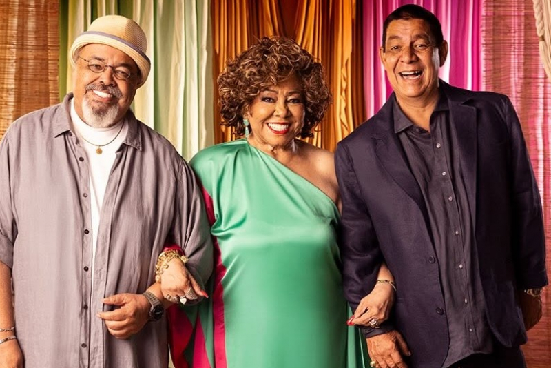 Samba em festa com Alcione, Jorge Aragão e Zeca Pagodinho na mesma turnê