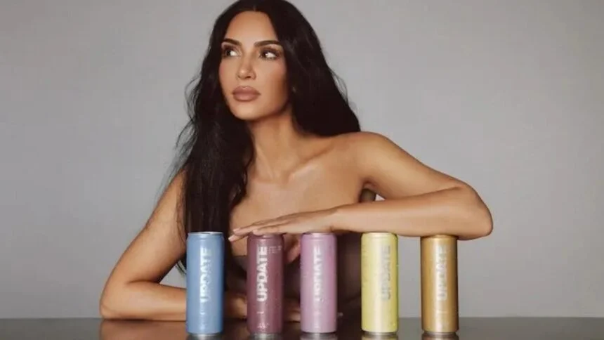 Kim Kardashian entra no mercado de bebidas energéticas