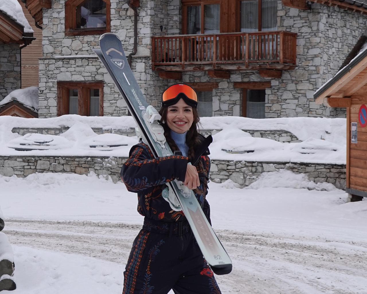 Lelê Burnier desembarca em Val d’Isère para temporada de inverno na França