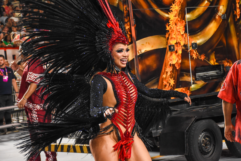 Luxo, tradição e enredos sociais marcam primeira noite de desfiles do Grupo Especial em São Paulo