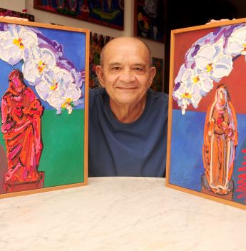 Stênio Burgos apresenta “Sarapintado” e transforma memórias do sertão em explosão cromática