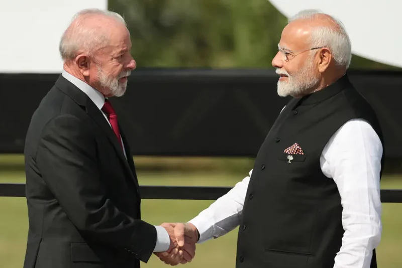 O Presidente Brasileiro Será Homenageado Com Um Almoço Oferecido Pelo Presidente Indiano, Droupadi Murmu Foto Agência Brasil