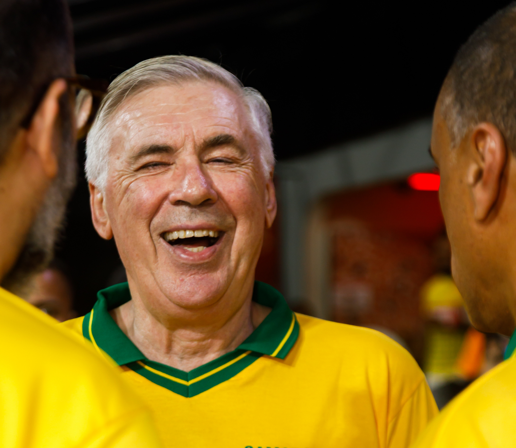 Camarote Bar Brahma reúne Ancelotti e craques da Seleção no Sambódromo do Anhembi