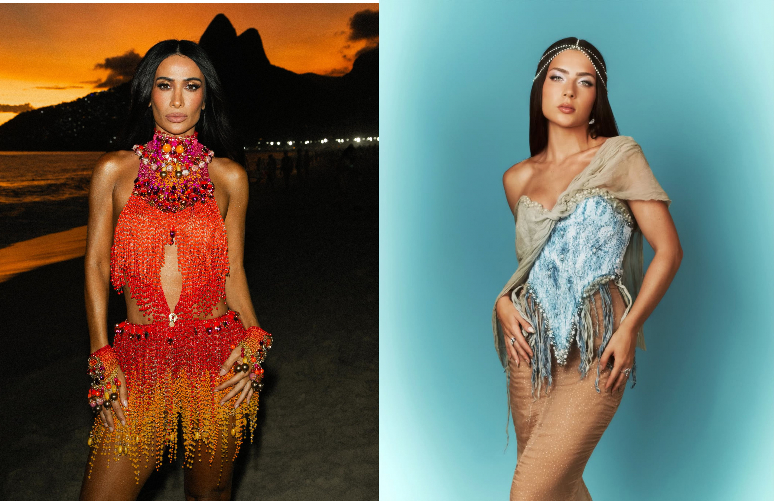 Silvia Braz e Jade Picon participam da abertura do Carnaval no Camarote Salvador