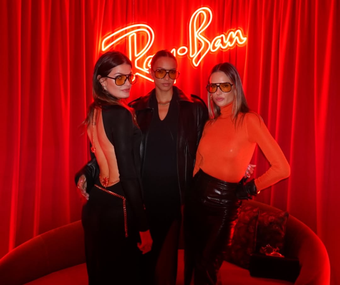 Isabeli Fontana, Alessandra Ambrosio e Lais Ribeiro participam de evento exclusivo da Ray-Ban em Doha