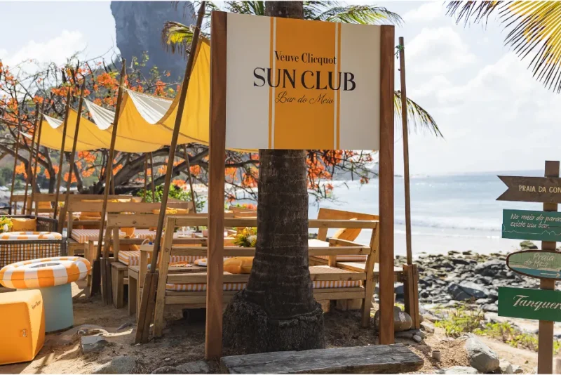 Sun Club da Veuve Clicquot integra programação de verão em Fernando de Noronha