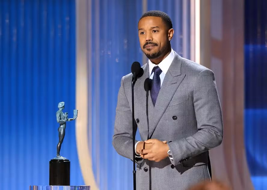 114088831 Los Angeles California March 01 Michael B Jordan Accepts The Outstanding Performance By