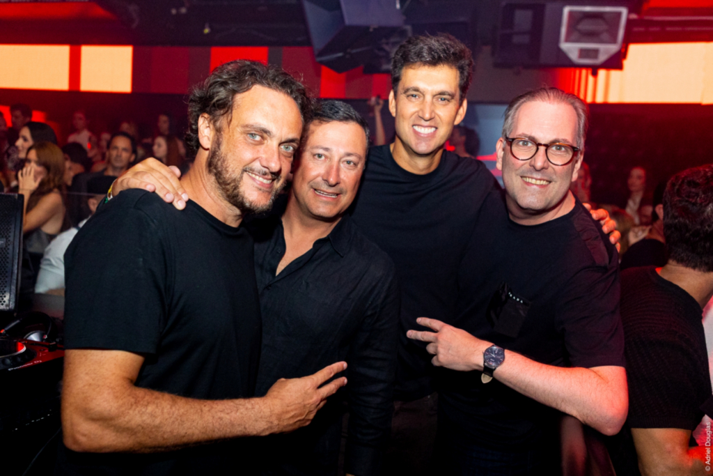 André Sada, Edo Krause, Paulo Freitas E Doreni Caramori Jr.