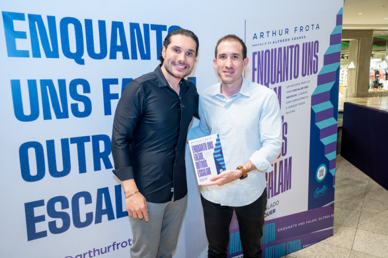 Método ESCALE - Arthur Frota reúne convidados no Iguatemi Bosque para lançamento de seu primeiro livro