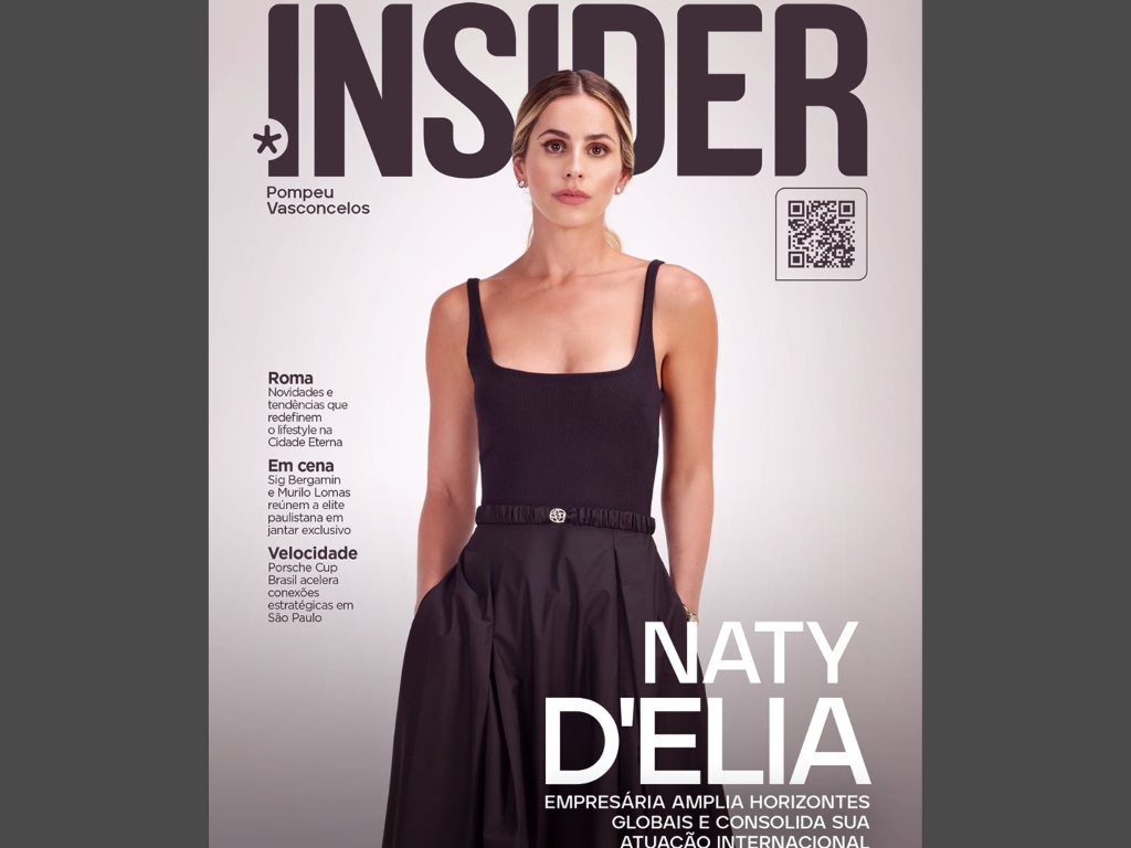 Nova INSIDER destaca conexões globais, luxo contemporâneo e protagonistas do networking internacional