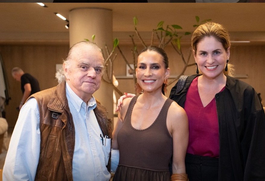 Edo Rocha, Ticiana Villas Boas E Marília Pellegrini