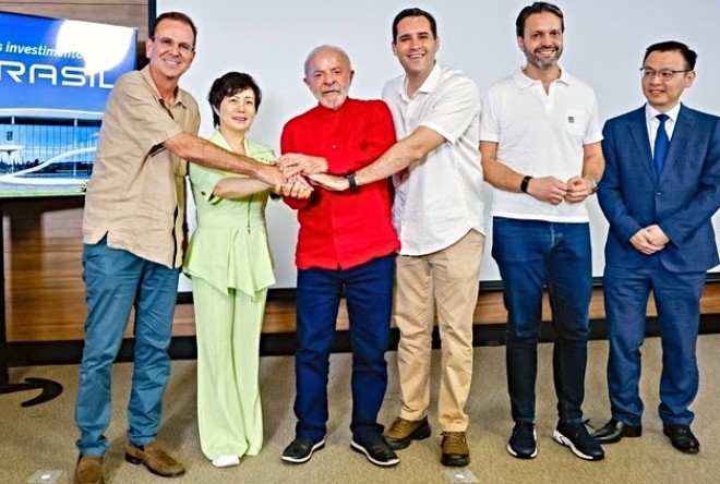Eduardo Paes Stella Li Lula Eduardo Cavalieri Alexandre Baldy E Tyler Li