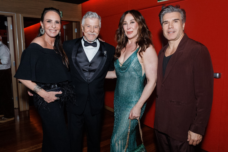 marco cultural - Famosos levam glamour à celebração de 10 anos do Teatro Santander em São Paulo