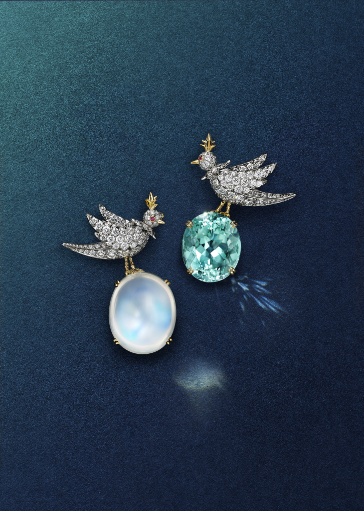 Coleção Love Birds revisita o clássico Bird on a Rock com gemas raras e novas composições. Fotos: Divulgação