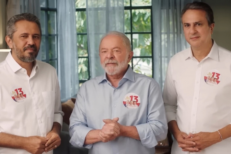 Lula, Elmano E Camilo Santana Em 2022